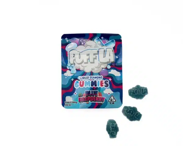 Puff LA Gummies | Blue Raspberry