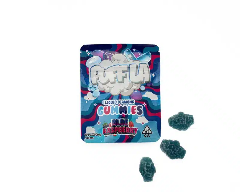 Puff LA Gummies | Blue Raspberry
